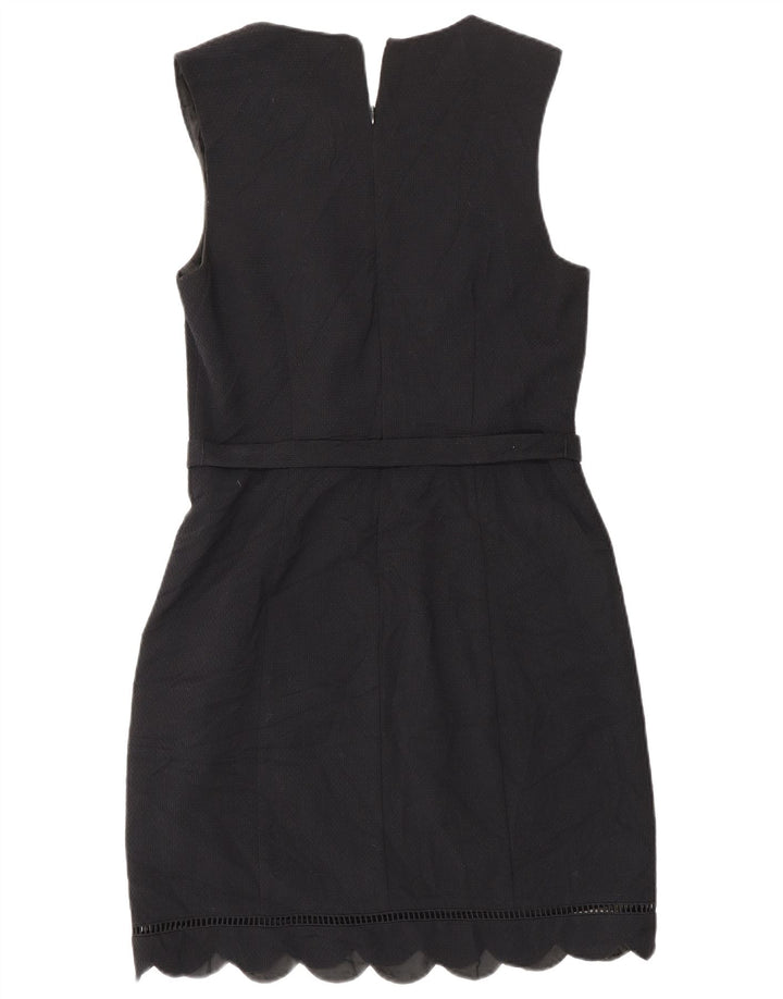 Oasis Womens Sleeveless Sheath Dress UK 12 Medium Black Polyester
