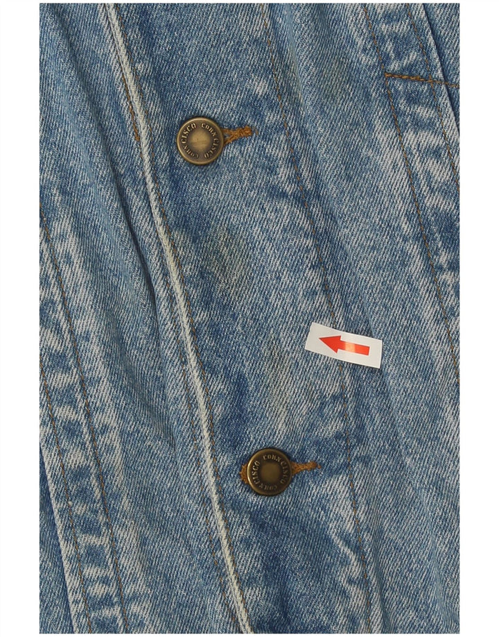 Vintage Mens Denim Jacket UK 42 XL Blue