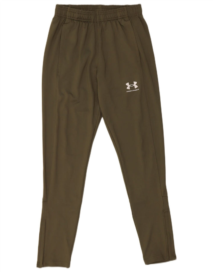 Under Armour Mens Tracksuit Trousers Small Khaki Polyester
