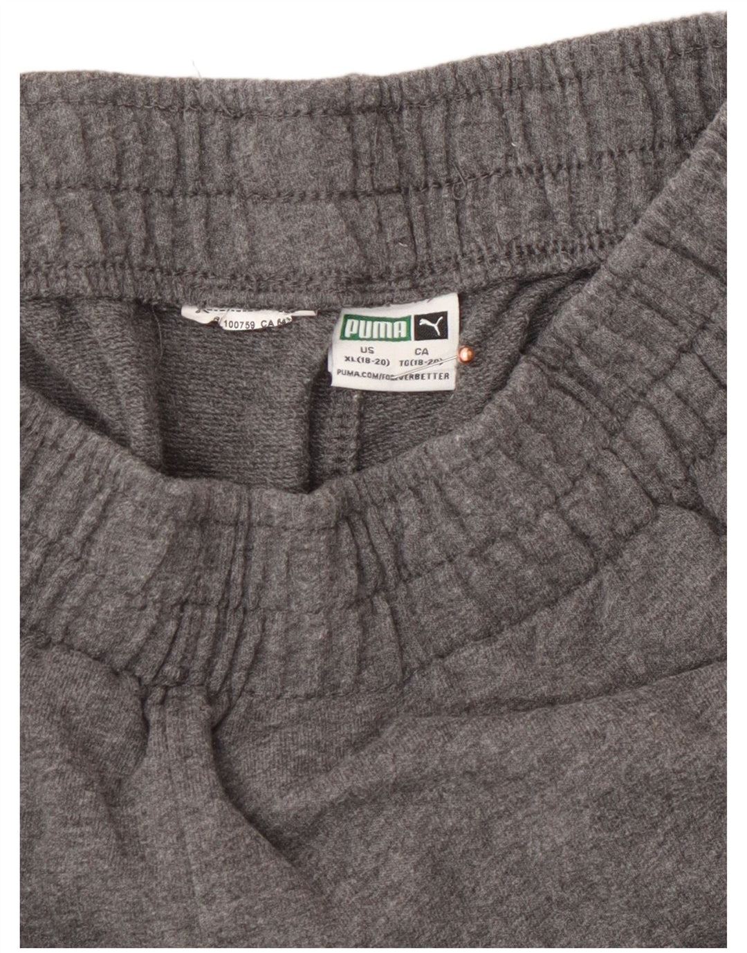 PUMA Boys Tracksuit Trousers Joggers 15-16 Years XL  Grey