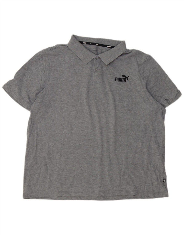 Puma Mens Polo Shirt XL Grey