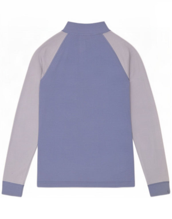 Mountain Warehouse Womens Top Long Sleeve UK 18 XL Blue Colourblock