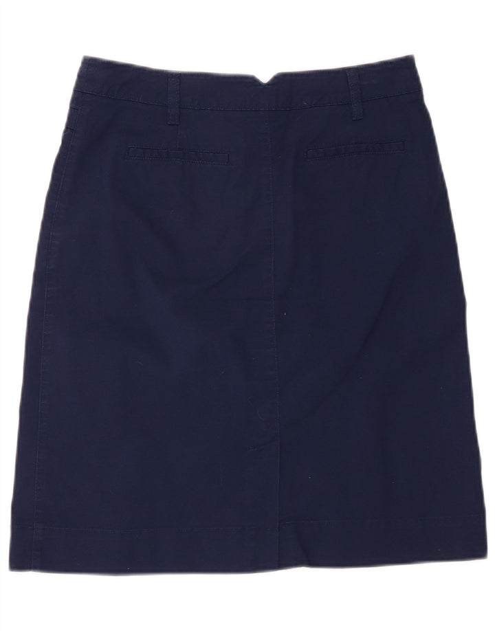 LAURA ASHLEY Womens A-Line Skirt W30 Medium  Navy Blue