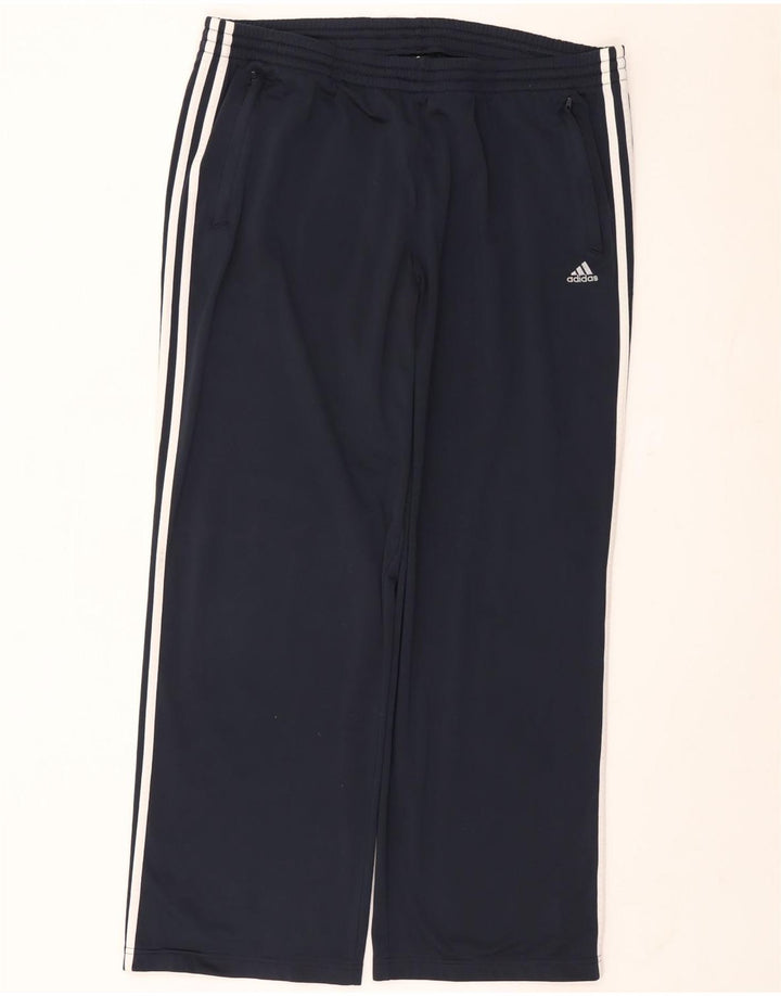 Adidas Mens Clima 365 Tracksuit Trousers 2XL  Navy Blue Polyester