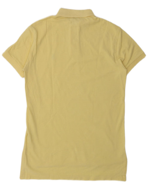 POLO RALPH LAUREN Mens Polo Shirt Small Yellow Cotton