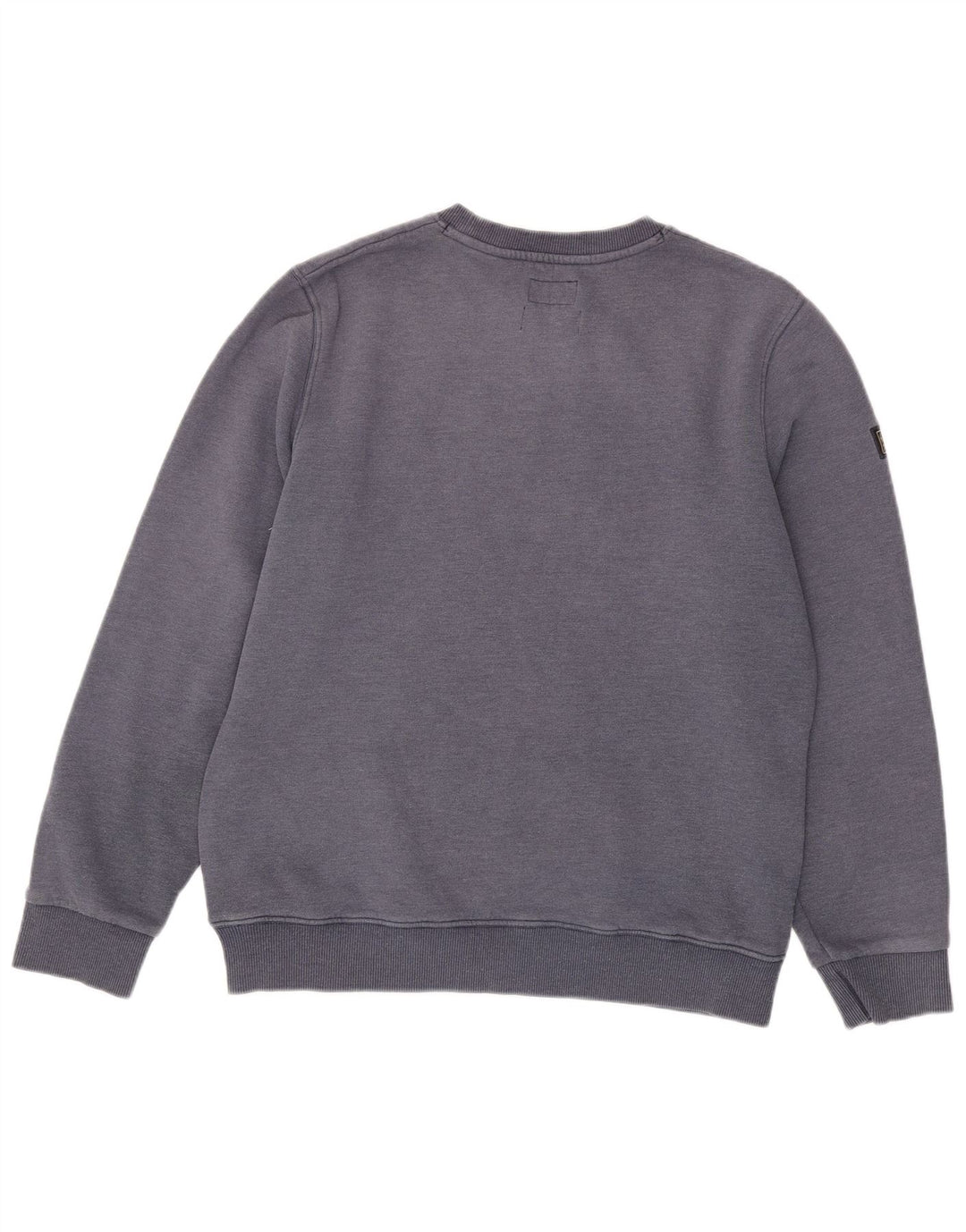 SUPERDRY Mens Graphic Sweatshirt Jumper Large Navy Blue Cotton