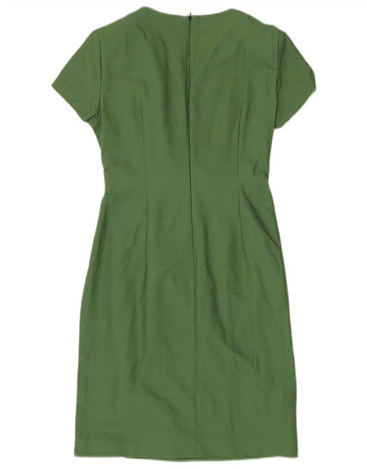 MAX MARA Womens Sheath Dress UK 12 Medium Green