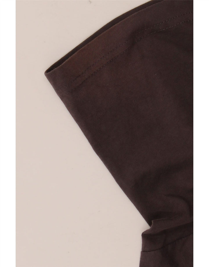 KAPPA Mens Graphic T-Shirt Top Large Brown Cotton