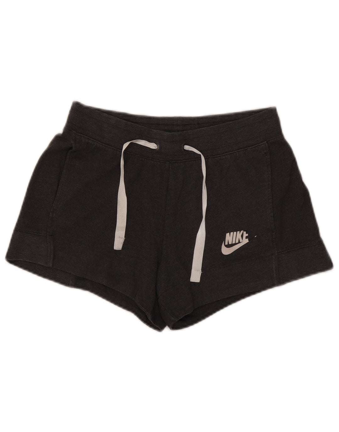 Nike Womens Sport Shorts UK 10 Small Grey Polyester
