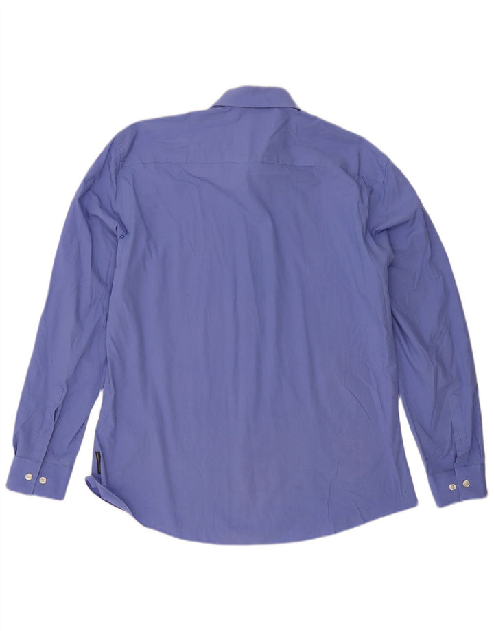 French Connection Mens Shirt XL Blue Cotton