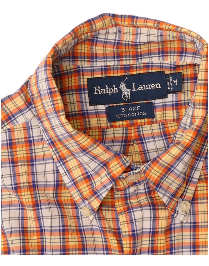 Ralph Lauren Mens Blake Short Sleeve Shirt Medium Multicoloured Check