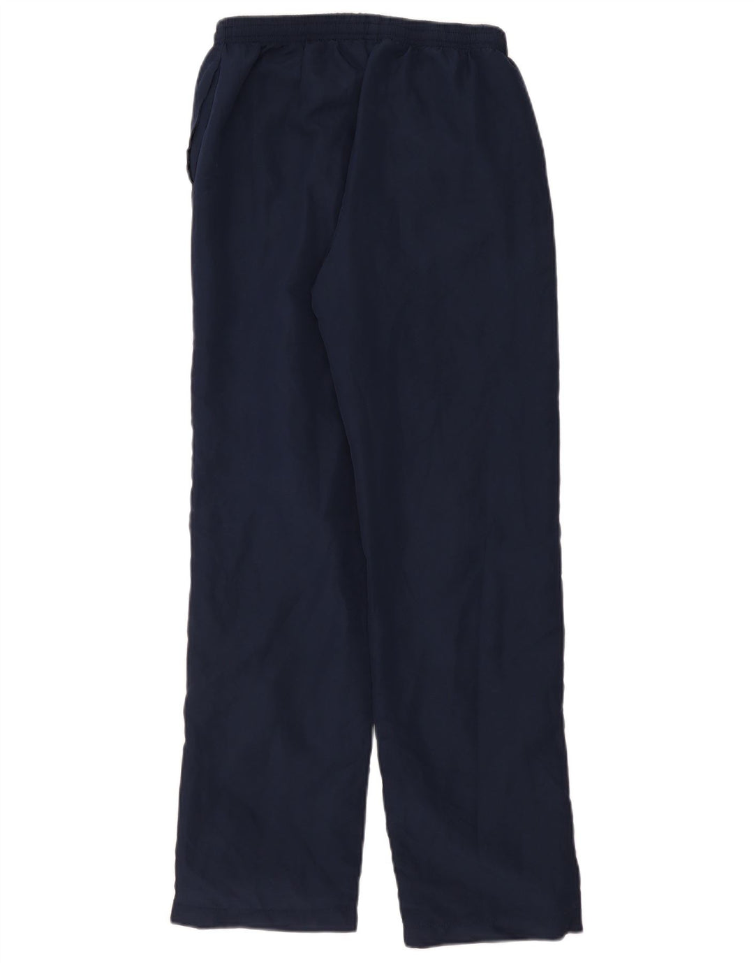 ASICS Womens Graphic Tracksuit Trousers UK 14 Large  Navy Blue Polyester