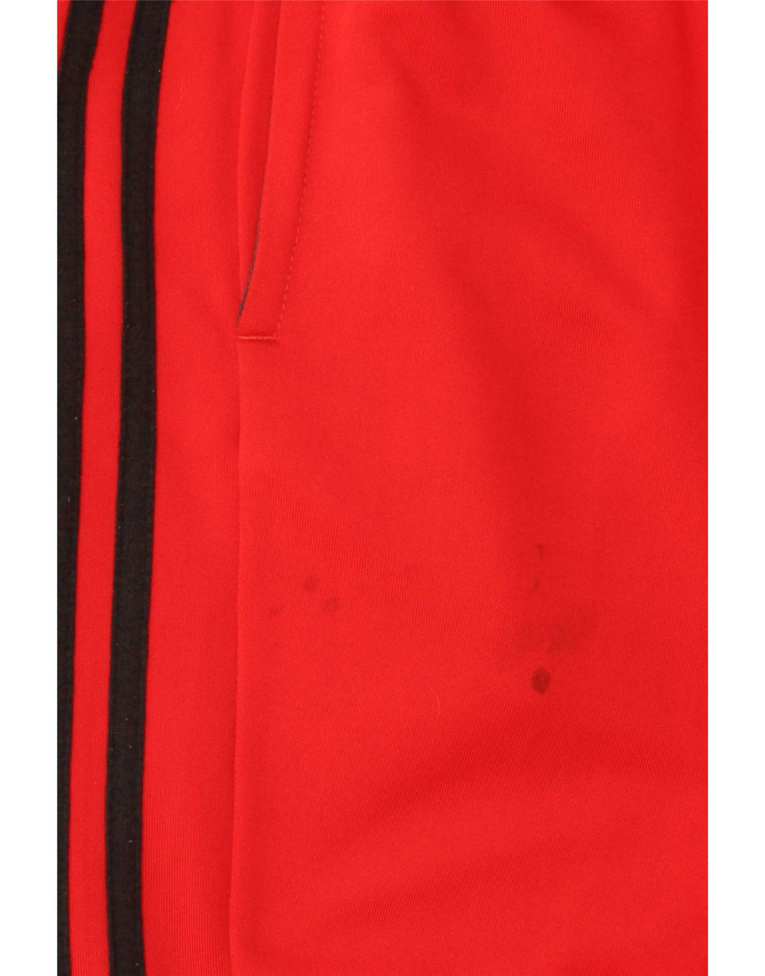 Adidas Mens Tracksuit Trousers UK 44/46 Large Red Polyester