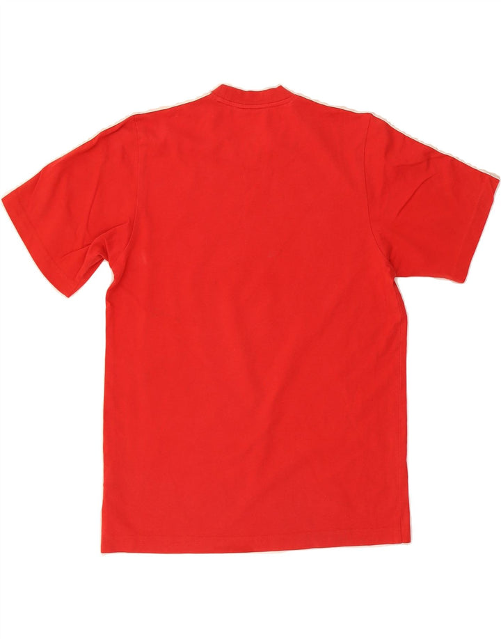 ADIDAS Mens T-Shirt Top Small Red Cotton Vintage Adidas and Second-Hand Adidas from Messina Hembry 