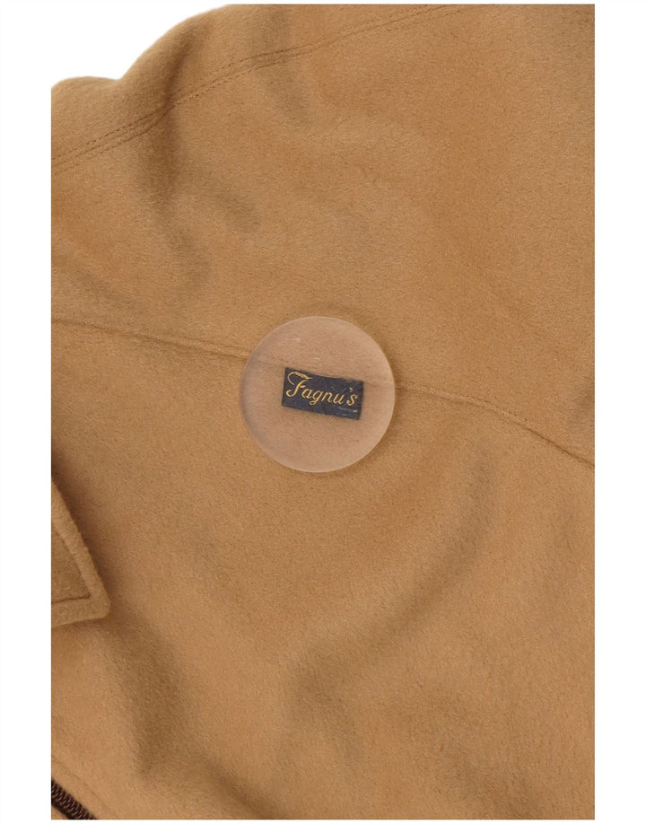 Vintage Mens Bomber Jacket UK 38 Medium Beige