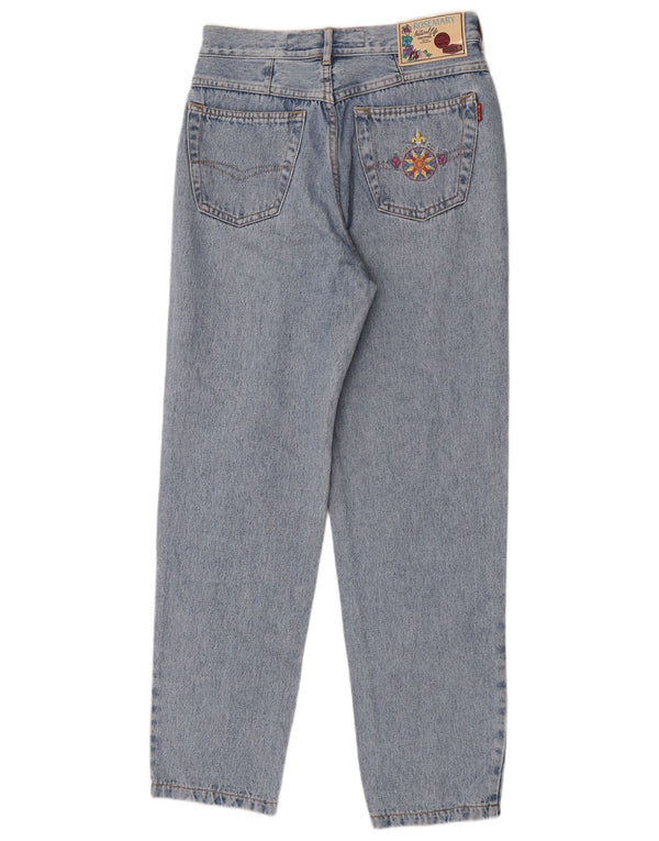Mash Womens Rosemary High Waist Tapered Jeans IT 48 XL W29 L30 Blue Cotton