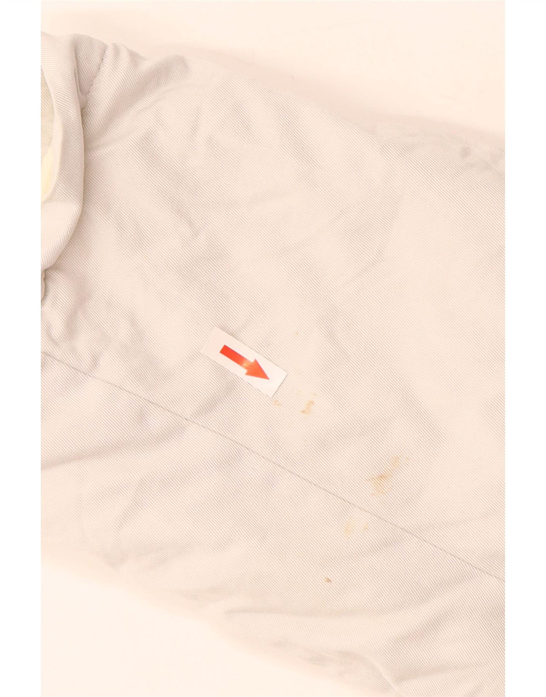 Uniform Mens Graphic Overcoat UK 40 Large White