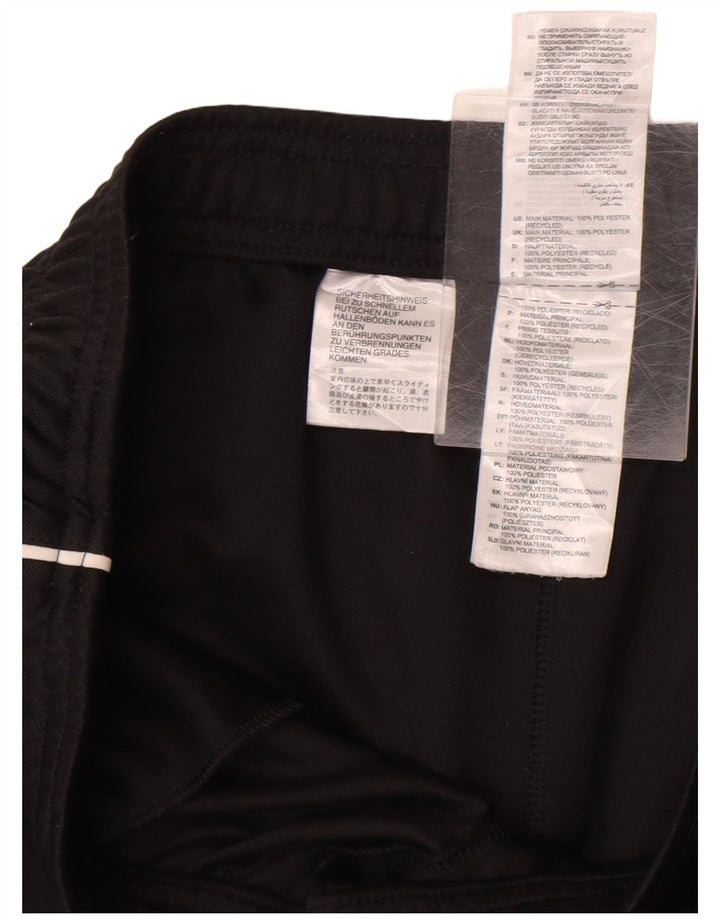 Adidas Mens Tracksuit Trousers Medium Black Polyester