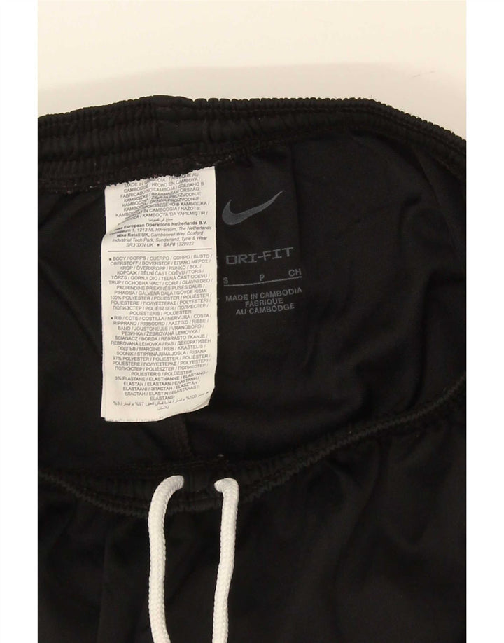 Nike Mens Dri Fit Tracksuit Trousers Small Black Polyester
