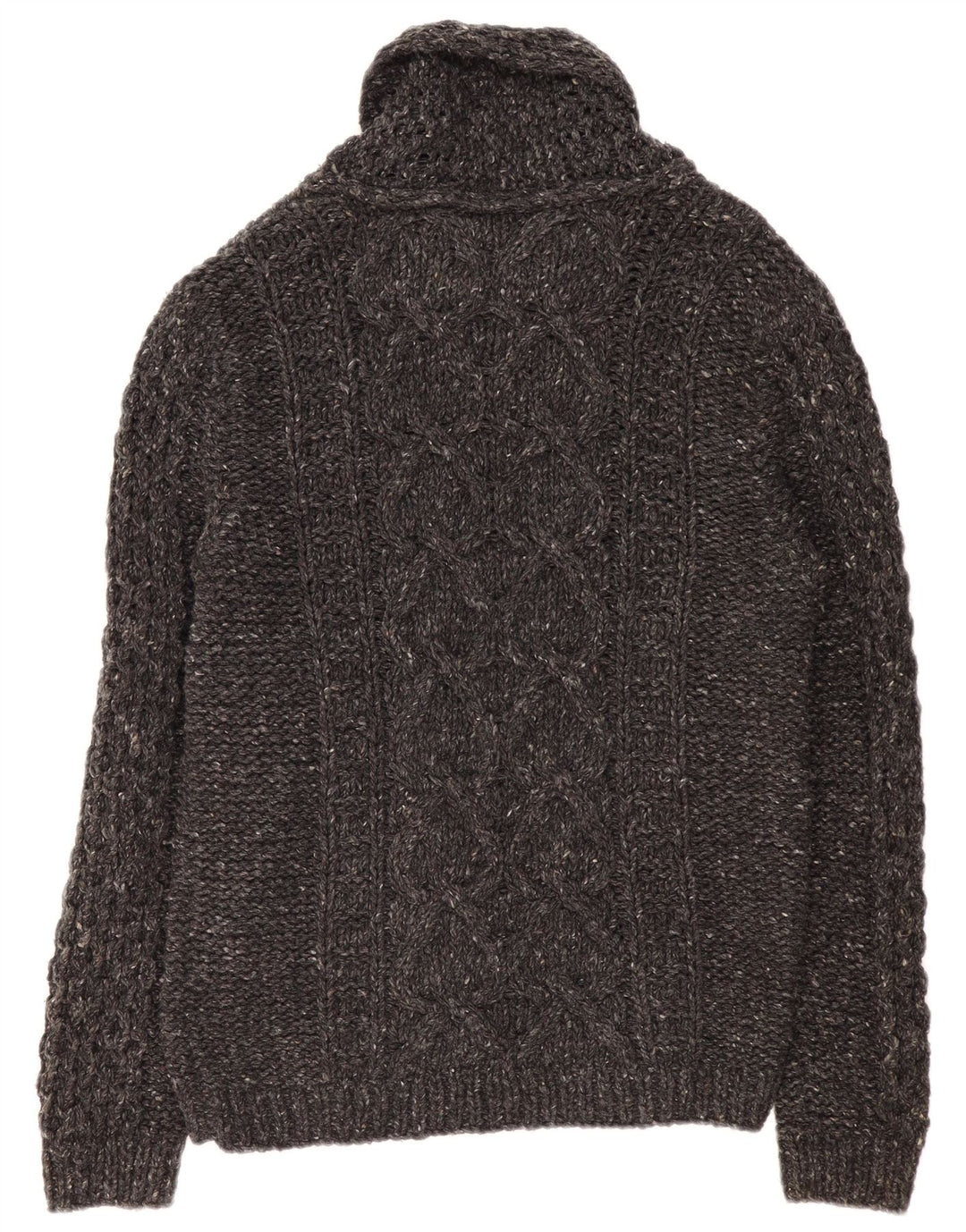 DIESEL Mens Cardigan Sweater Large Grey Flecked Wool