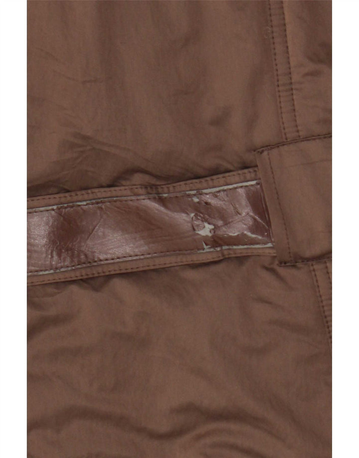 Trussardi Jeans Womens Padded Jacket IT 50 XL Brown Polyester