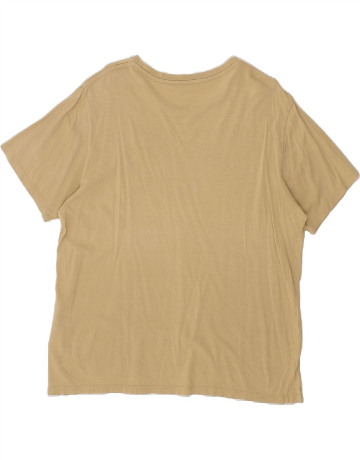 LEVI'S Mens Graphic T-Shirt Top Large Beige Cotton Vintage Levi's and Second-Hand Levi's from Messina Hembry 