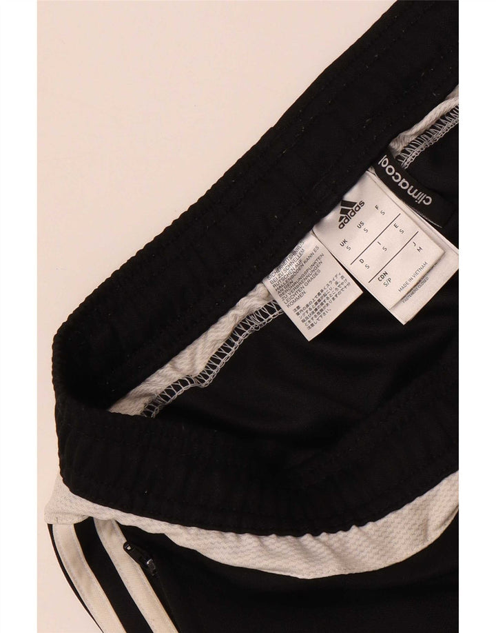 Adidas Mens Climacool Tracksuit Trousers Small Black Colourblock Polyester