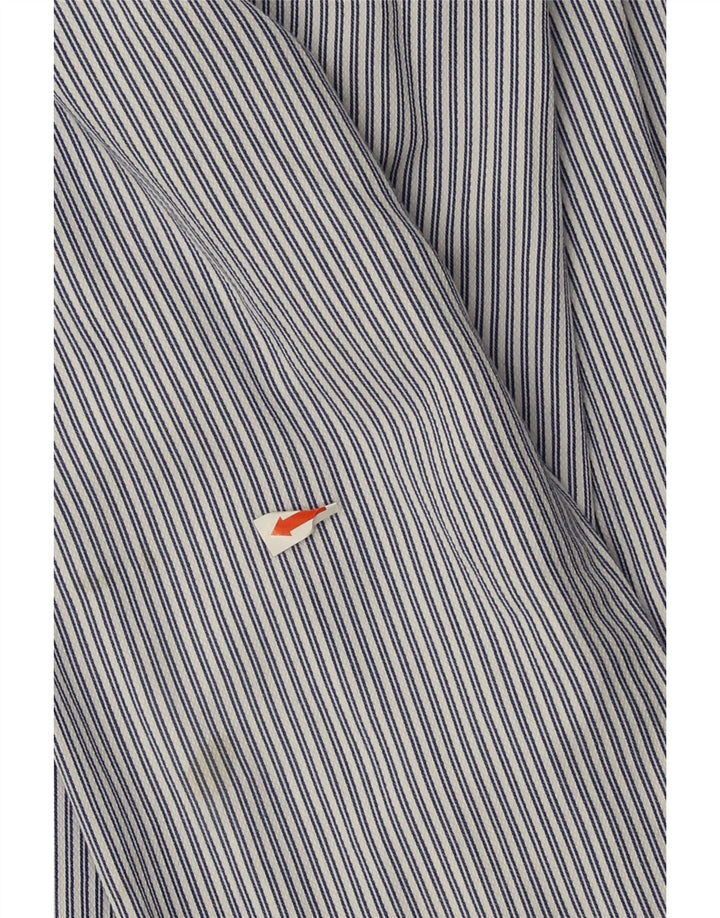 HUGO BOSS Mens Slim Fit Shirt Medium Blue Pinstripe Vintage Hugo Boss and Second-Hand Hugo Boss from Messina Hembry 