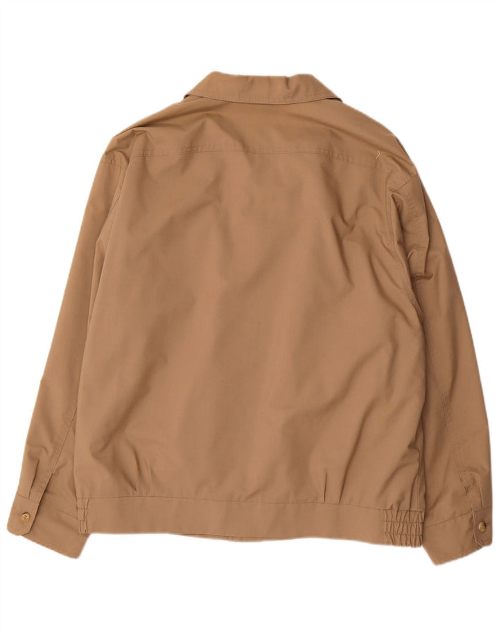 NINO Mens Bomber Jacket UK 42 XL Beige Polyester