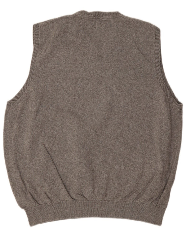 Marks & Spencer Mens Vest Tank Top 2XL Grey Cotton