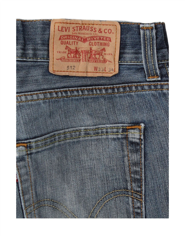LEVI'S Mens 512 Slim Tapered Jeans W33 L30 Blue Vintage Levi's and Second-Hand Levi's from Messina Hembry 