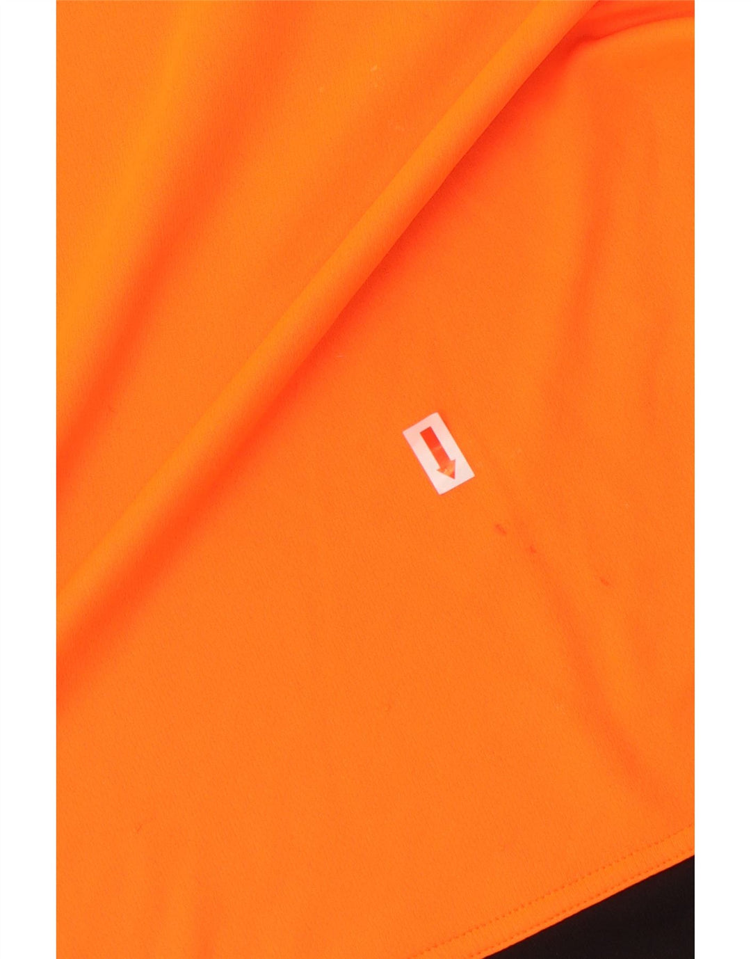 ADIDAS Boys Climalite T-Shirt Top 9-10 Years Orange Colourblock Polyester