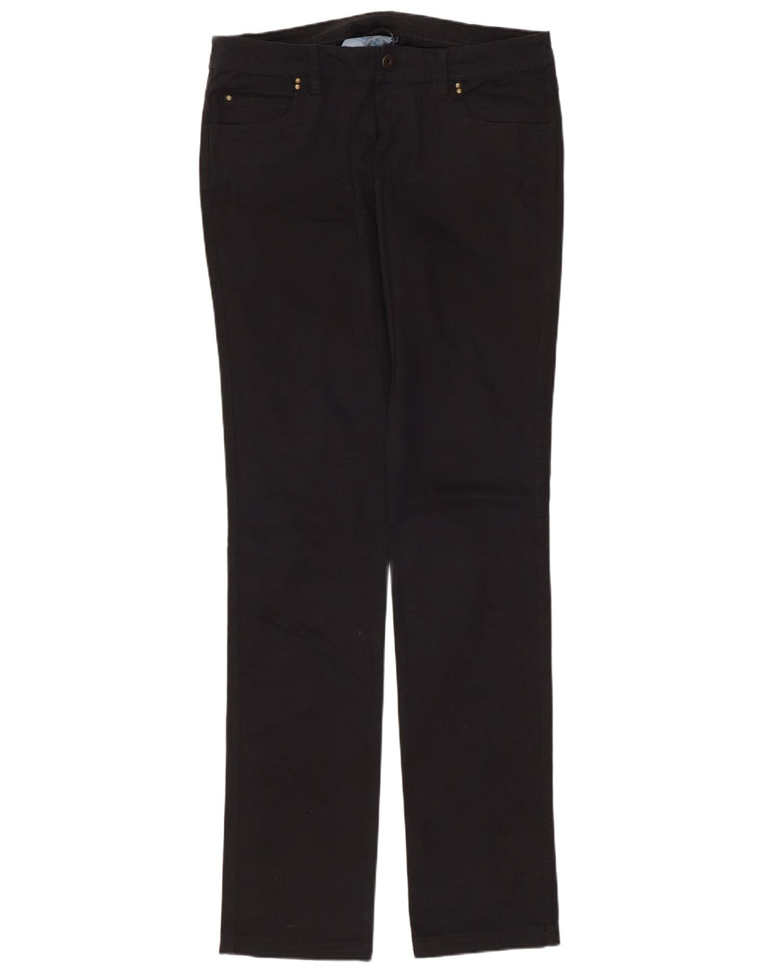 CHAMPION Womens Straight Casual Trousers Medium W30 L34 Black Cotton