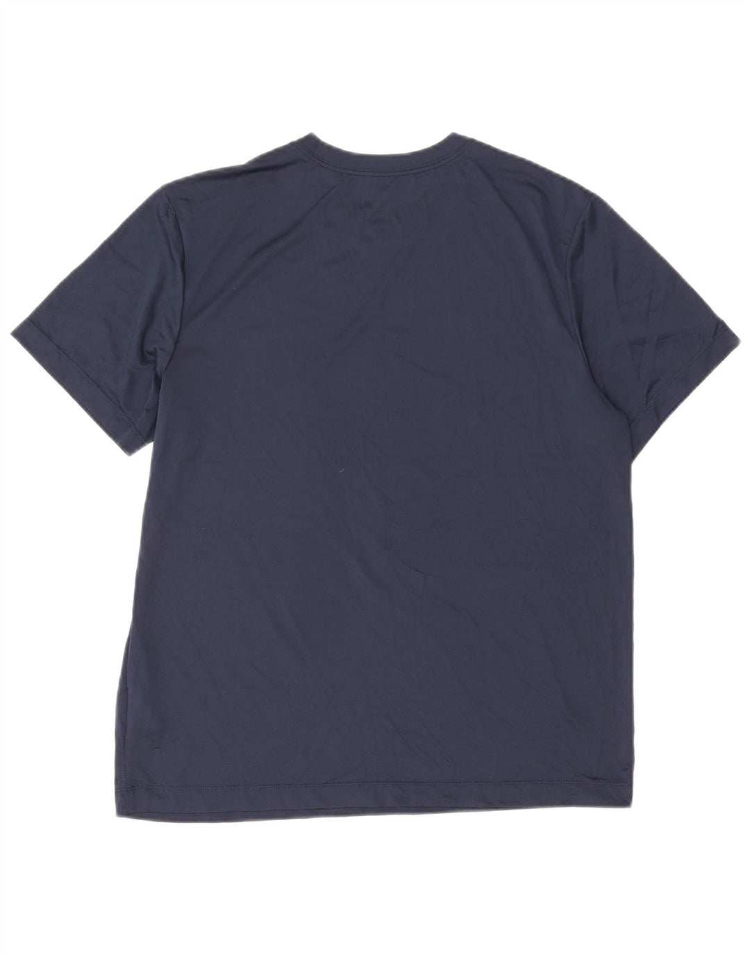 Nike Mens Dri Fit T-Shirt Top XL Navy Blue Polyester