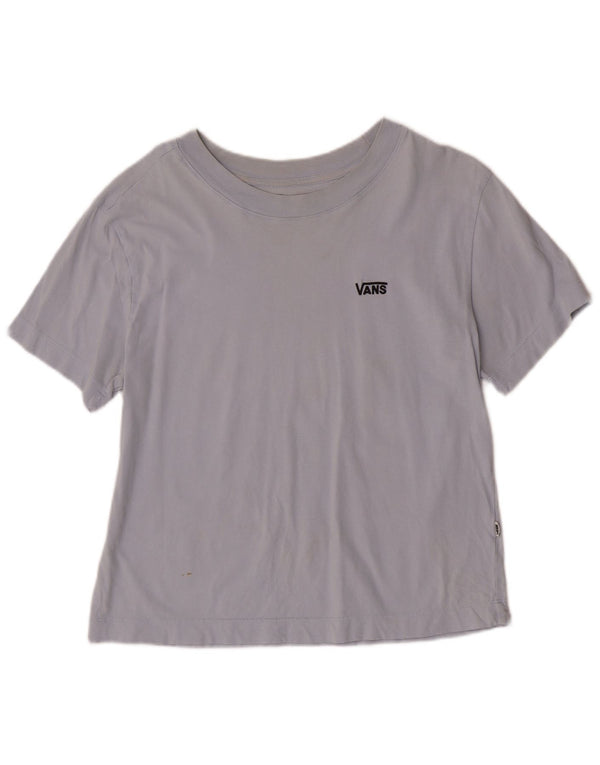 Vans Womens Short Sleeve Regular Graphic T-Shirt Top UK 14 Large Blue