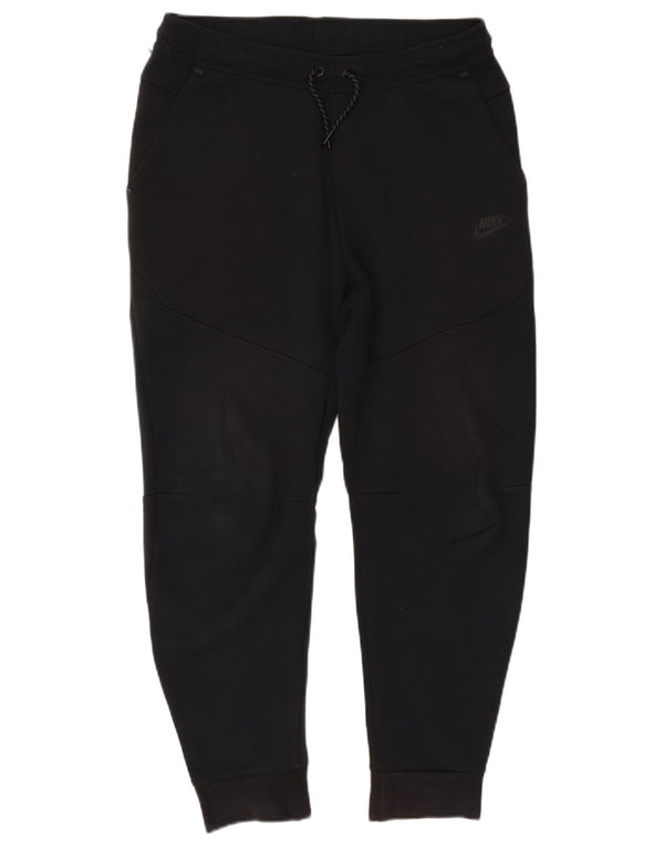 Nike Mens Tracksuit Trousers Joggers Medium  Black Cotton