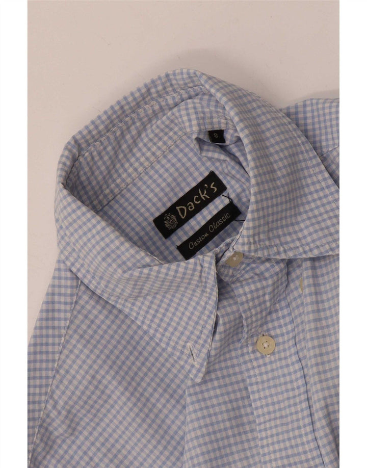 Dack's Mens Shirt Small Blue Gingham