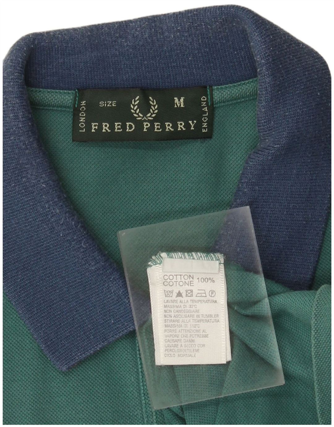 Fred Perry Mens Polo Shirt Medium Green