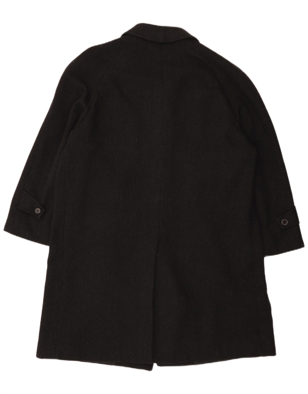 Vintage Mens Overcoat UK 44 2XL Black