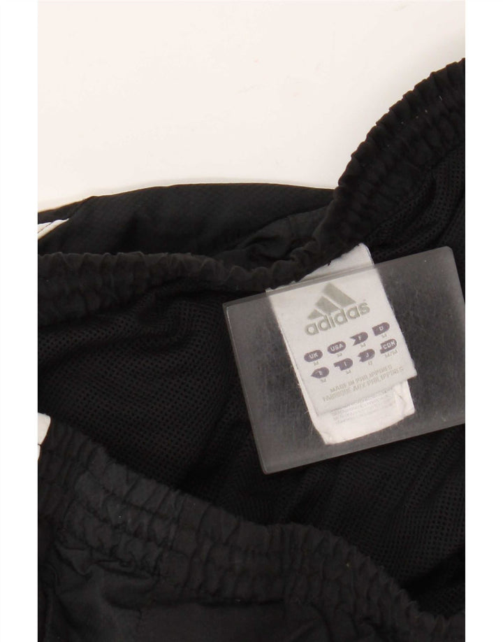 Adidas Mens Tracksuit Trousers Joggers Medium Black Polyester