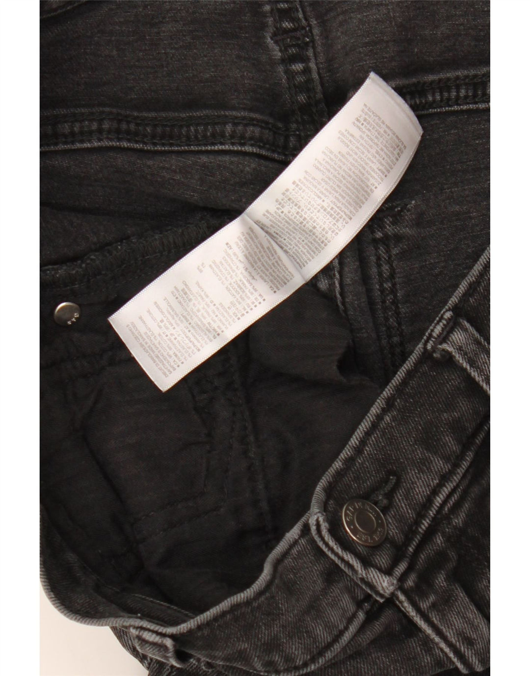 GAP Womens Kick Regular Fit Cropped Jeans W30 L24 Grey Cotton
