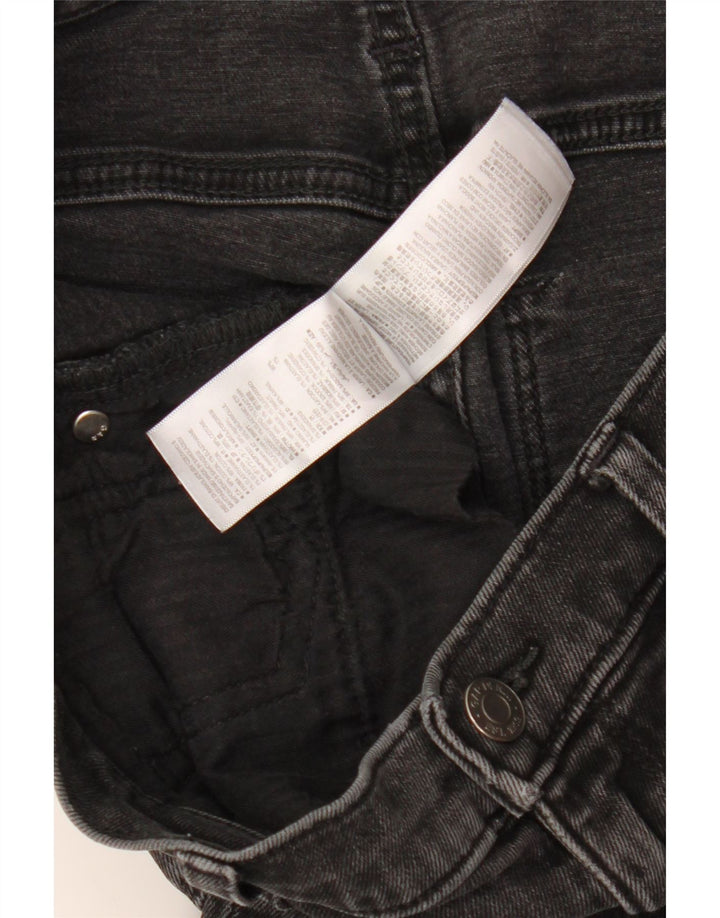 GAP Womens Kick Regular Fit Cropped Jeans W30 L24 Grey Cotton