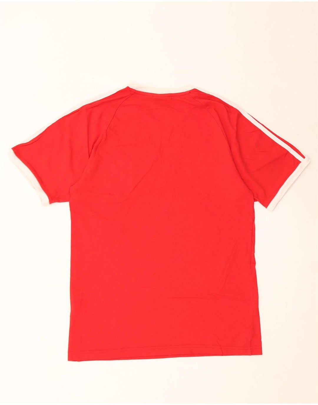 ADIDAS Mens T-Shirt Top Small Red Cotton