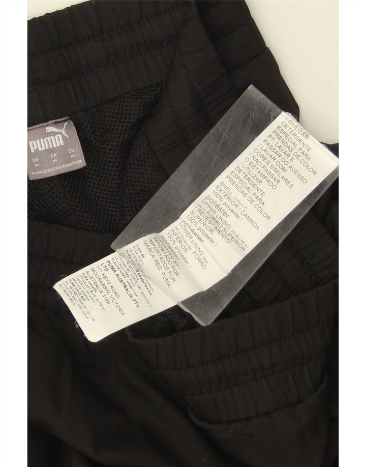PUMA Mens Tracksuit Trousers Joggers Medium  Black Polyester