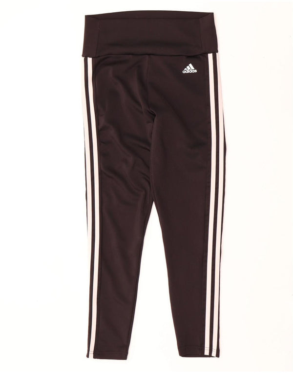 Adidas Womens Aeroready Leggings UK 8/10 Small  Black Polyester