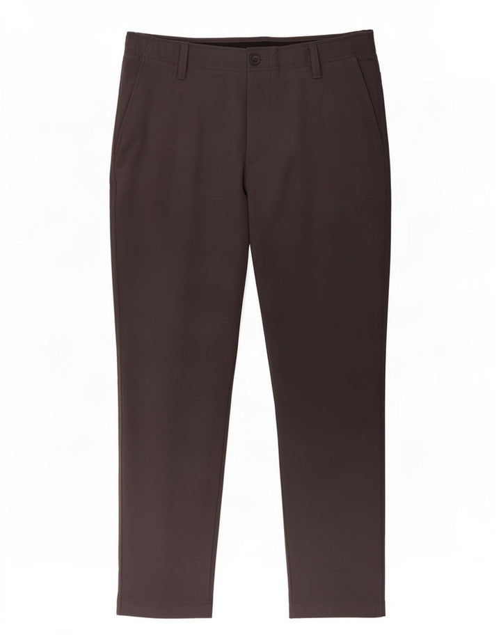 Under Armour Mens Slim Chino Trousers W34 L30 Grey Polyester