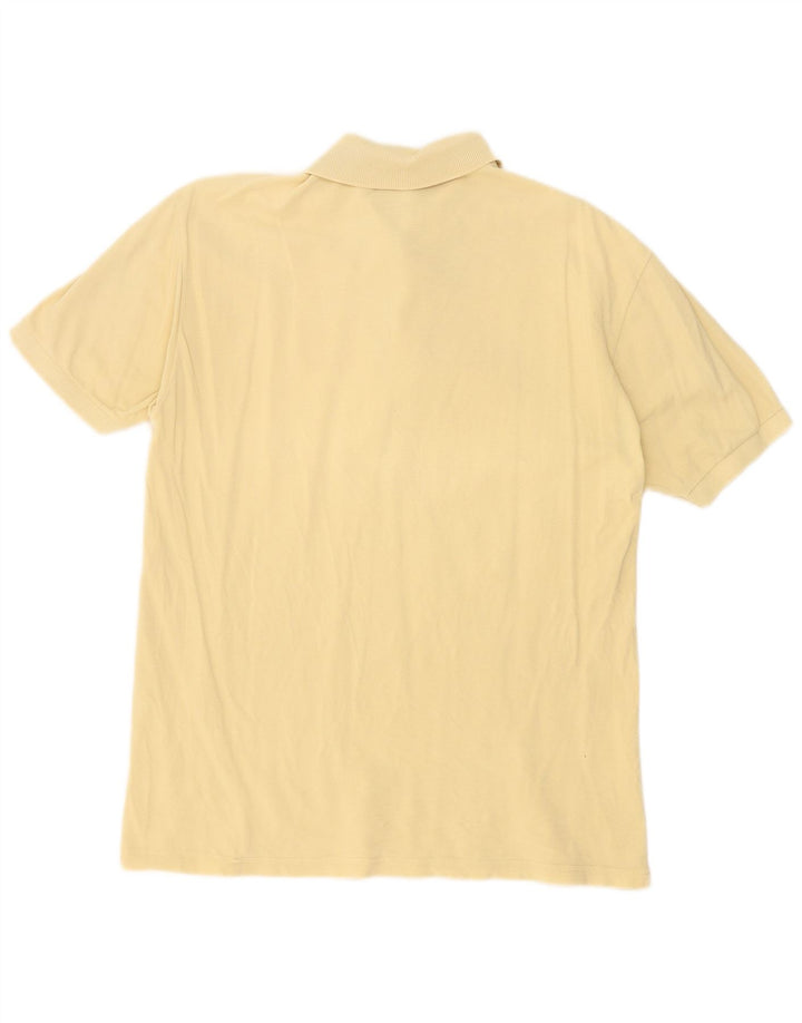 Fred Perry Mens Polo Shirt Medium Yellow Cotton