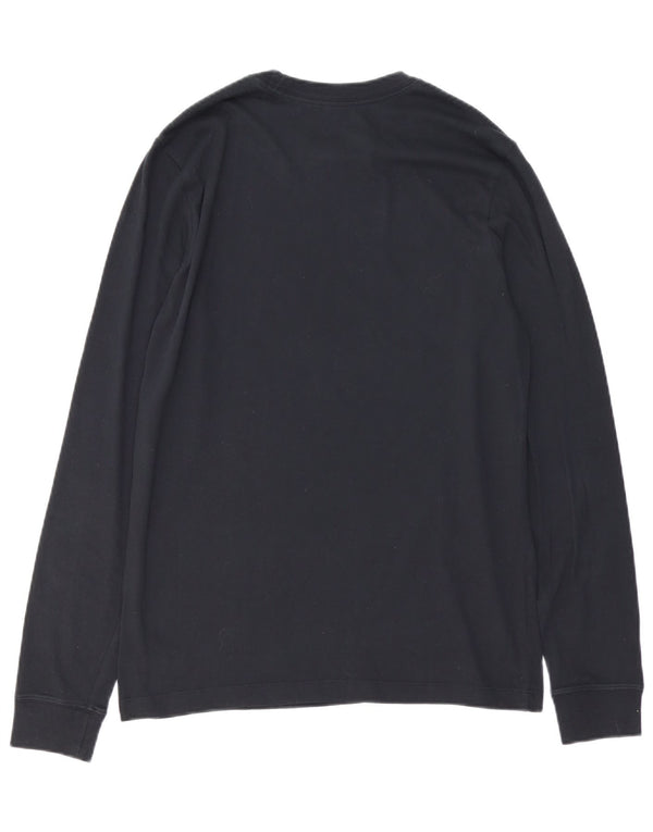 Nike Mens Basketball Graphic Top Long Sleeve Medium Navy Blue