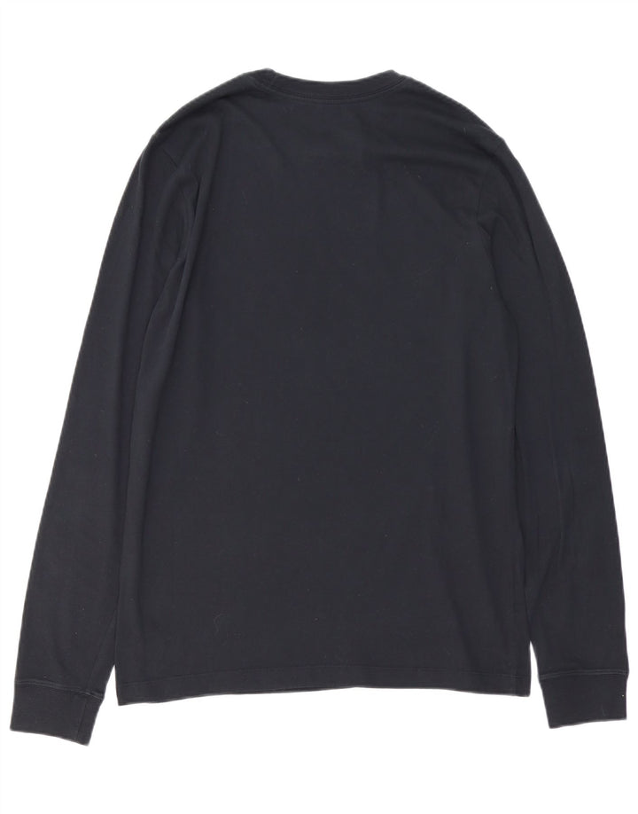 Nike Mens Basketball Graphic Top Long Sleeve Medium Navy Blue