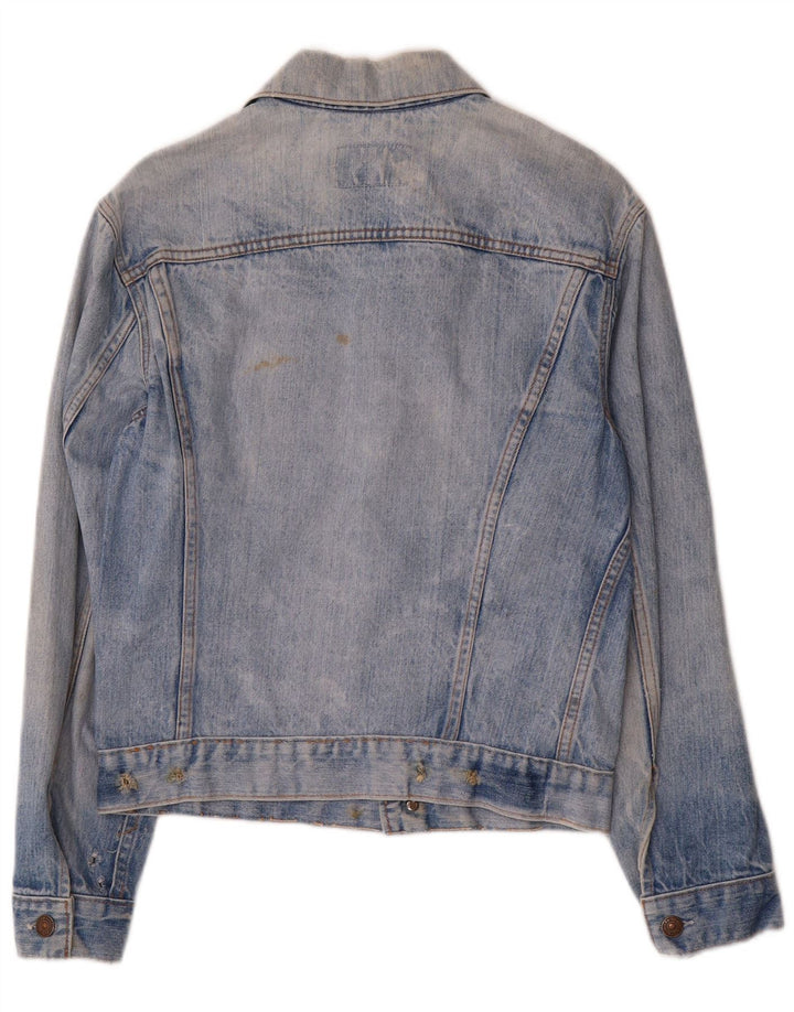 Levi's Womens Denim Jacket UK 12 Medium Blue